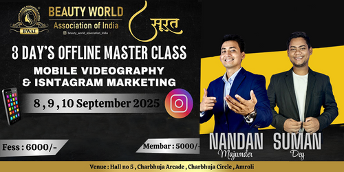3 Days Offline Master Class On Mobile Videography And Instagram Marketing