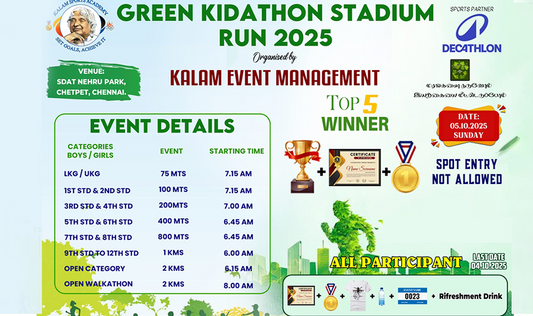 Green Kidathon Stadium Run Oct 2025