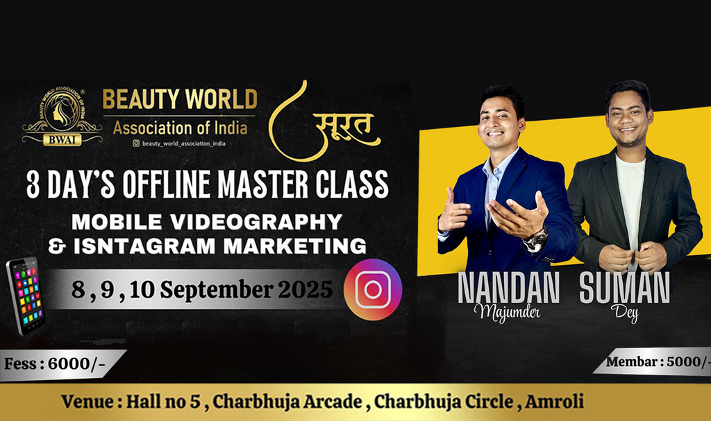 3 Days Offline Master Class On Mobile Videography And Instagram Marketing