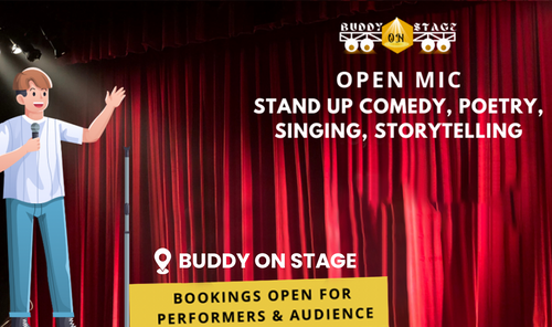 Comedy Poetry And Storytelling Open Mic