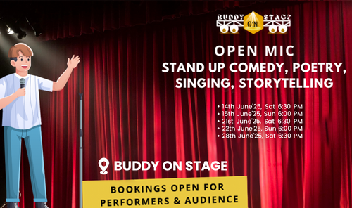 Comedy Poetry And Storytelling Open Mic